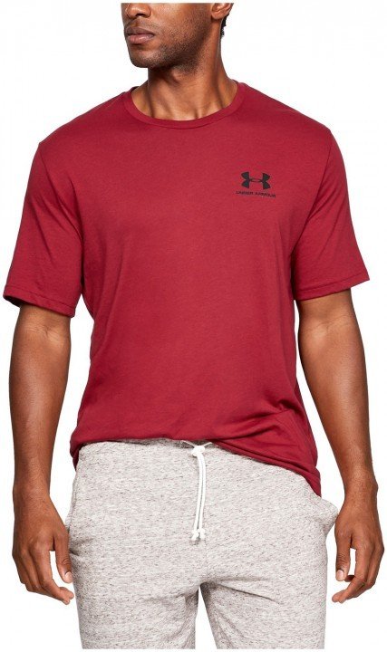 under armour ua sportstyle left chest ss red under armour ua sportstyle left chest ss red