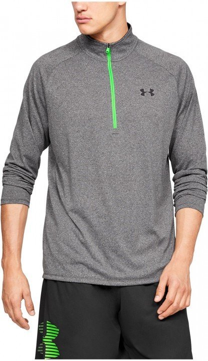 under armour ua tech 2.0 1/2 zip grey under armour ua tech 2.0 1/2 zip grey