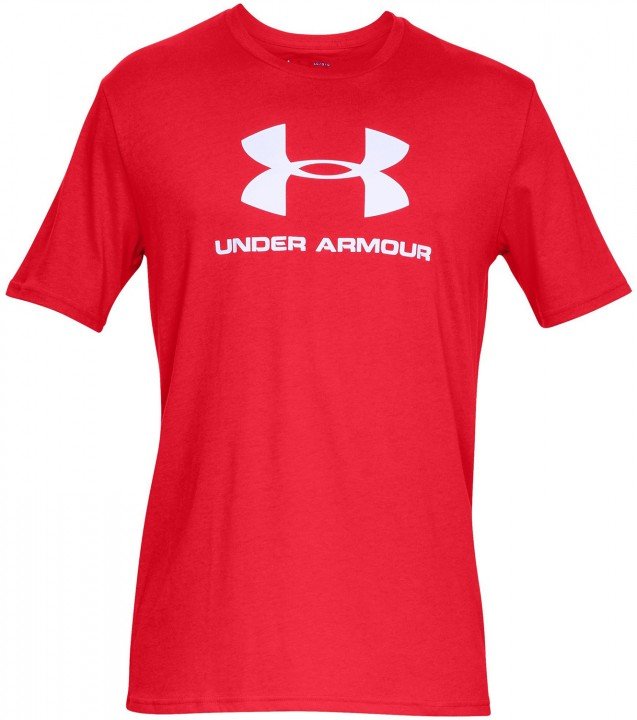under armour sportstyle logo short sleeve red under armour sportstyle logo short sleeve red