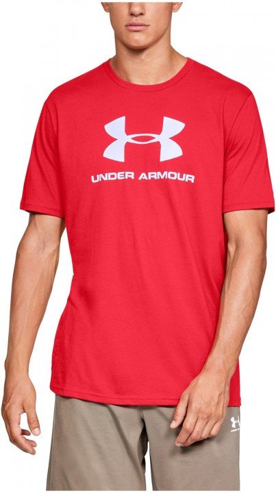 under armour sportstyle logo short sleeve red under armour sportstyle logo short sleeve red