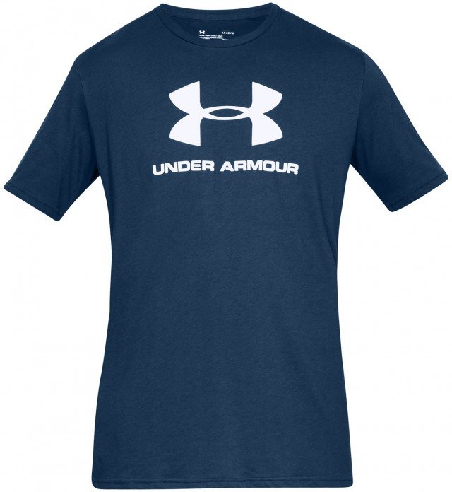 under armour sportstyle logo short sleeve navy under armour sportstyle logo short sleeve navy