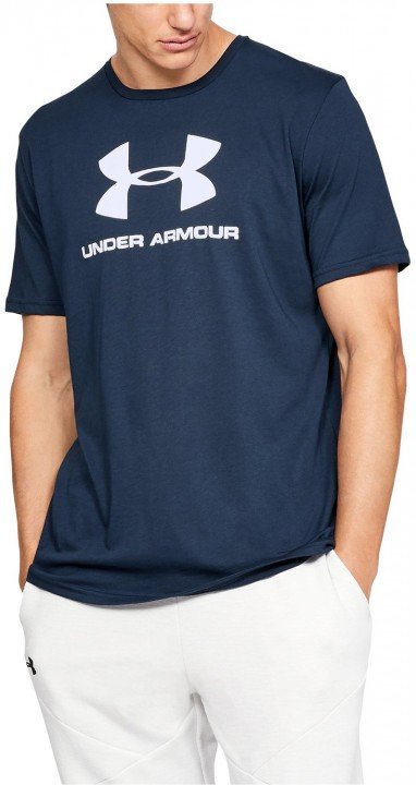 under armour sportstyle logo short sleeve navy under armour sportstyle logo short sleeve navy