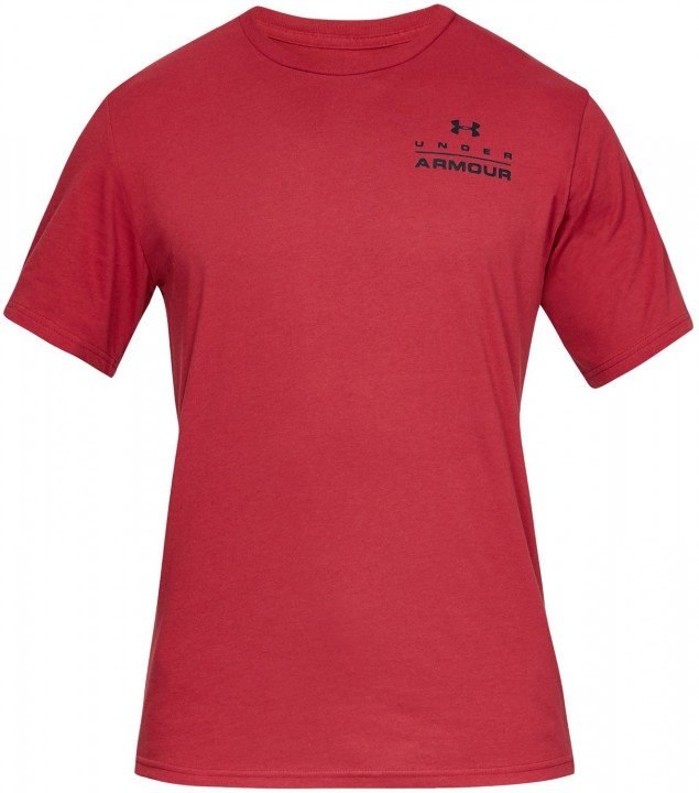 under armour ua stacked left chest short sleeve red under armour ua stacked left chest short sleeve red