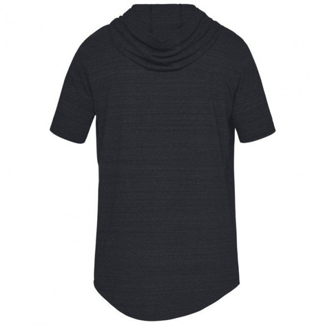 under armour sportstyle short sleeve hoodie black under armour sportstyle short sleeve hoodie black