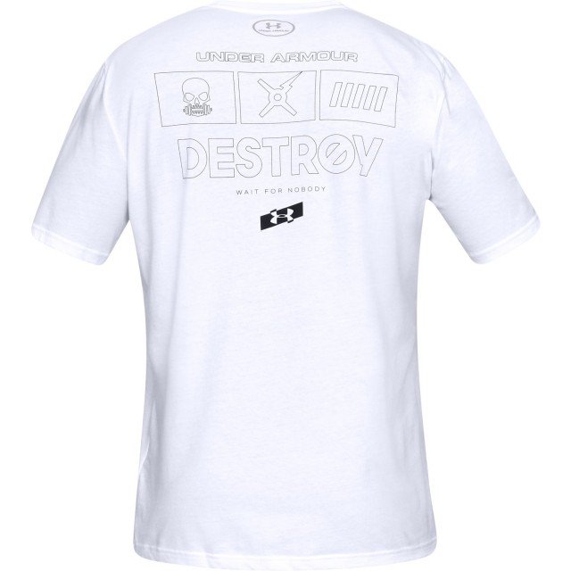 under armour ua wait for nobody short sleeve white under armour ua wait for nobody short sleeve white