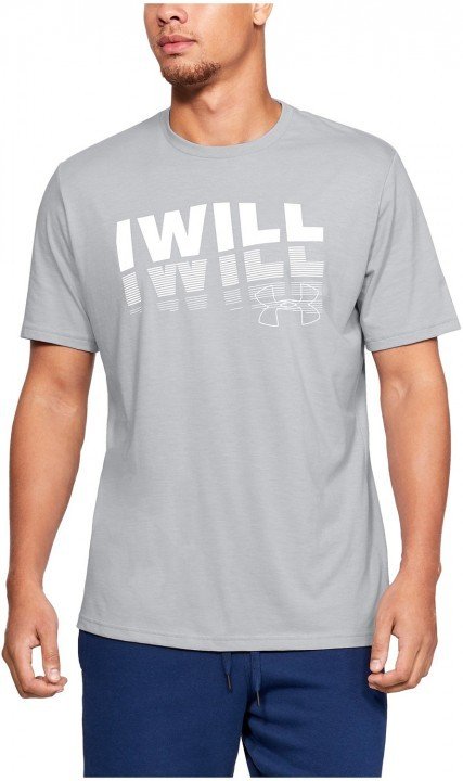 under armour ua i will 2.0 short sleeve grey under armour ua i will 2.0 short sleeve grey