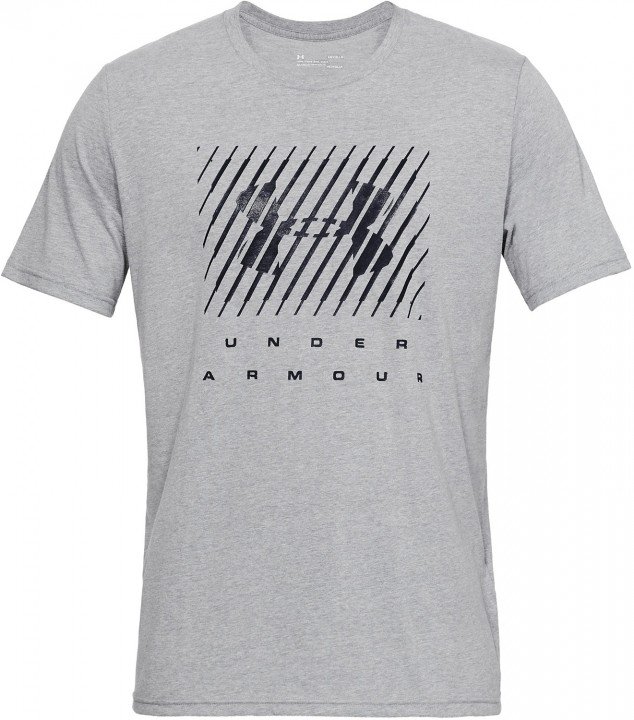 under armour ua branded big logo short sleeve grey under armour ua branded big logo short sleeve grey
