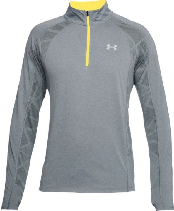 under armour threadborne swft 1/4 zip grey yellow under armour threadborne swft 1/4 zip grey yellow
