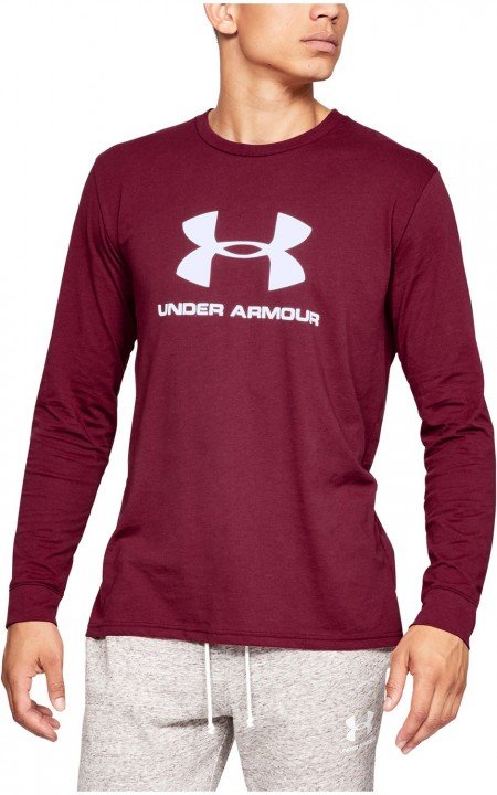 under armour sportstyle logo ls red under armour sportstyle logo ls red