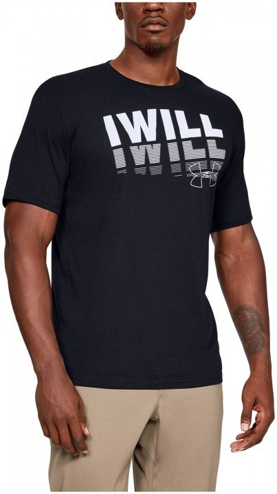 under armour ua i will 2.0 short sleeve black under armour ua i will 2.0 short sleeve black