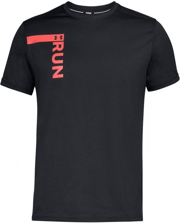 under armour ua run tall graphic short sleeve black under armour ua run tall graphic short sleeve black