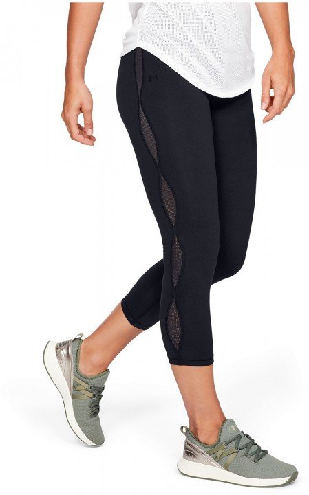 under armoir favorite mesh crop black under armoir favorite mesh crop black