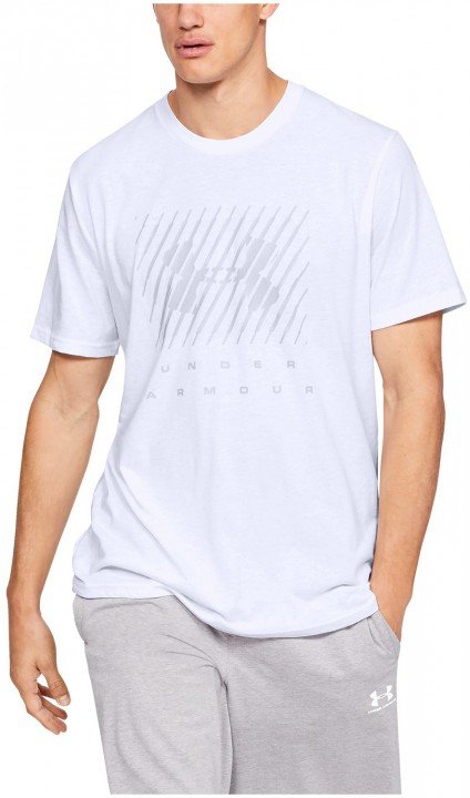 under armour ua branded big logo short sleeve white under armour ua branded big logo short sleeve white