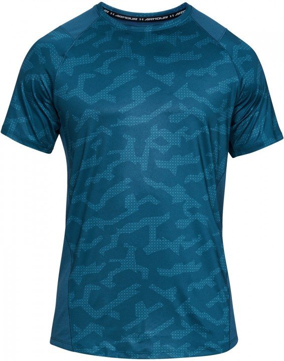 under armour ua mk1 short sleeve printed blue under armour ua mk1 short sleeve printed blue