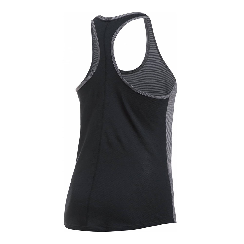 under armour threadborne run mesh tank damska szara under armour threadborne run mesh tank damska szara