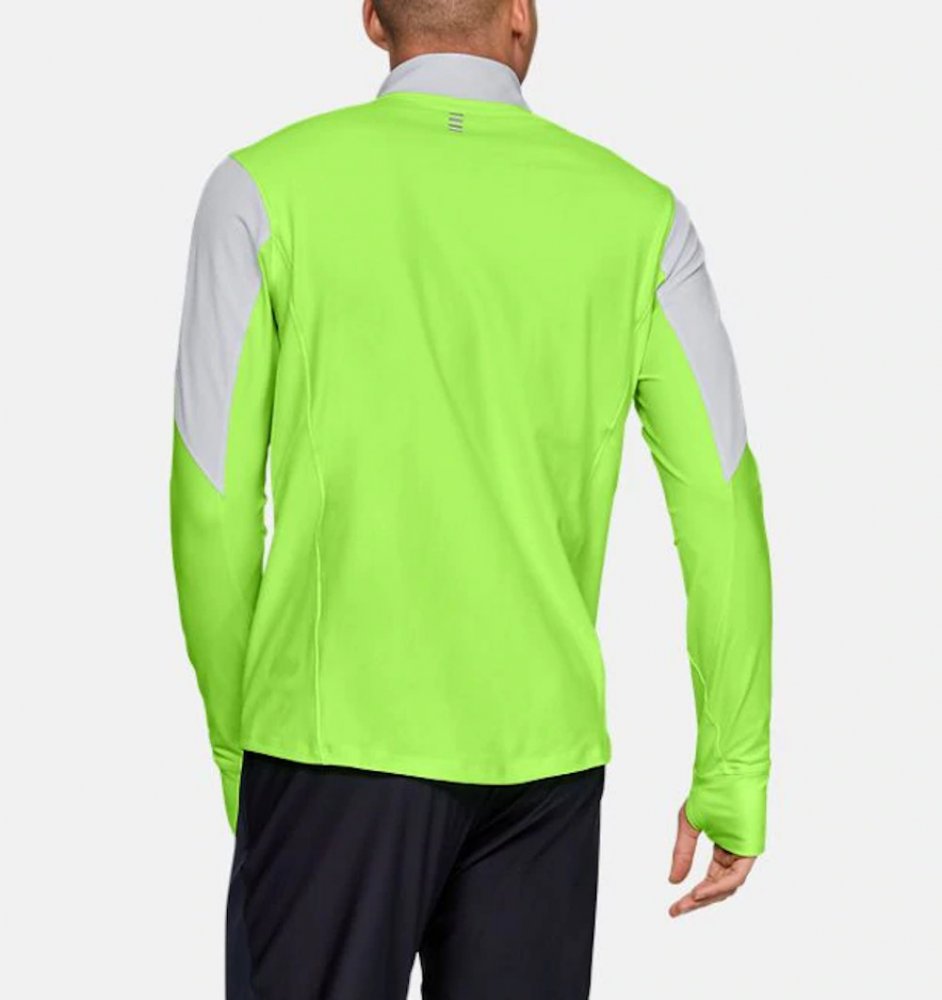 under armour qualifier half zip m zielono-szary under armour qualifier half zip m zielono-szary