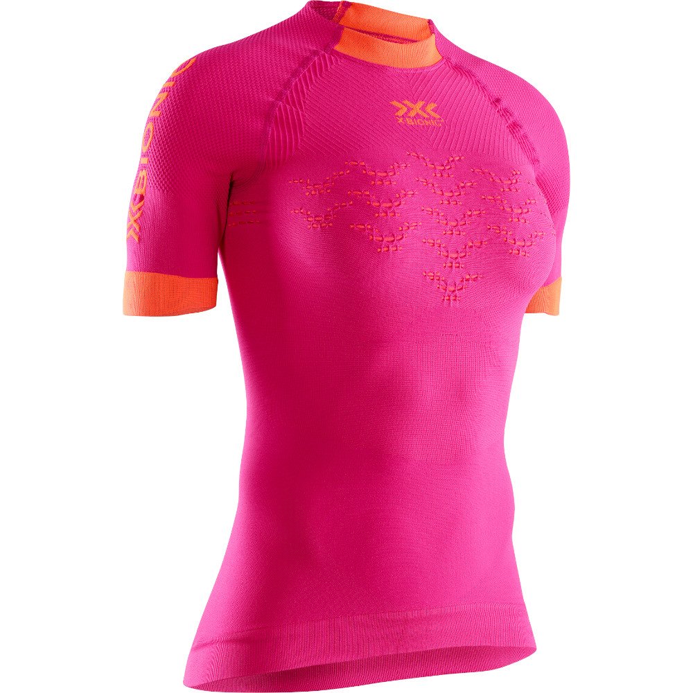x-bionic the trick 4.0 run shirt w różowa x-bionic the trick 4.0 run shirt w różowa