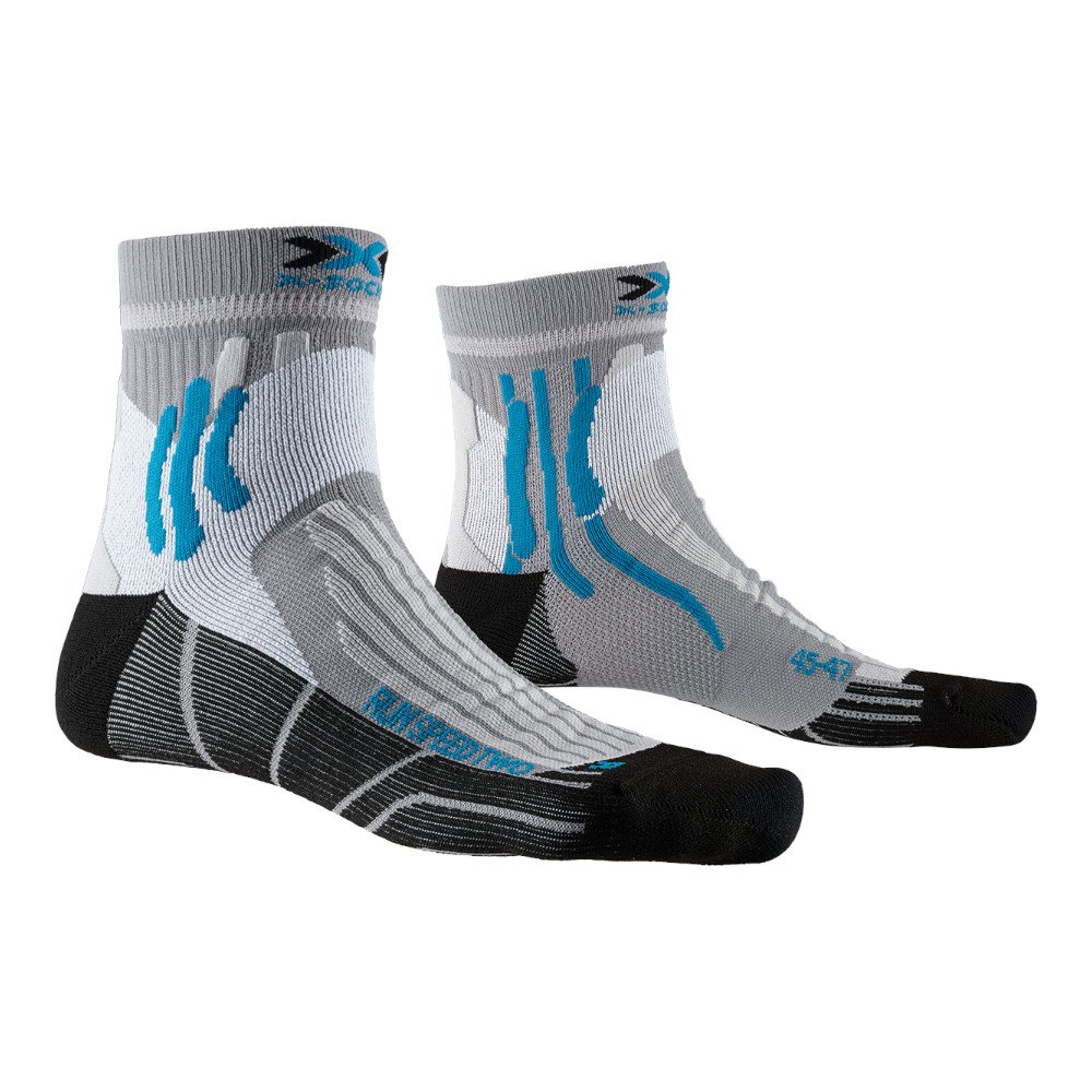 x-socks run speed two szare x-socks run speed two szare