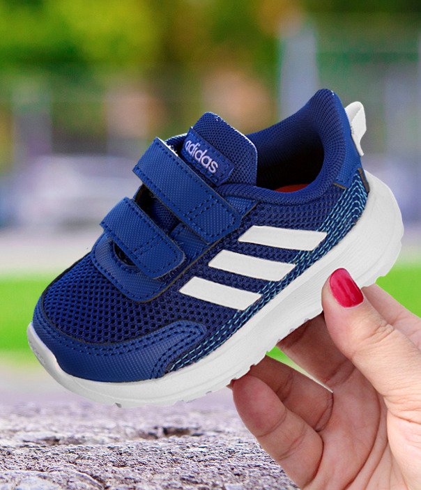 adidas tensaur run i niebiesko-białe adidas tensaur run i niebiesko-białe