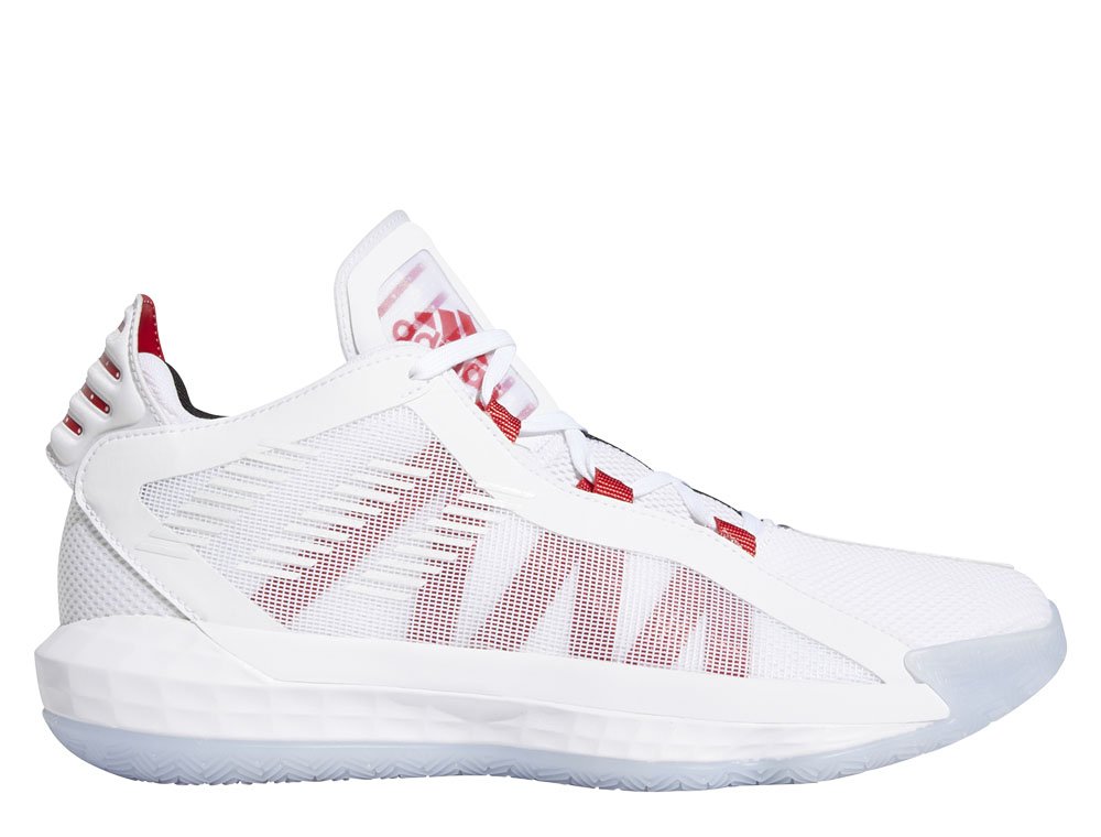 adidas dame 6 "white scarlet" (eh2069) adidas dame 6 "white scarlet" (eh2069)