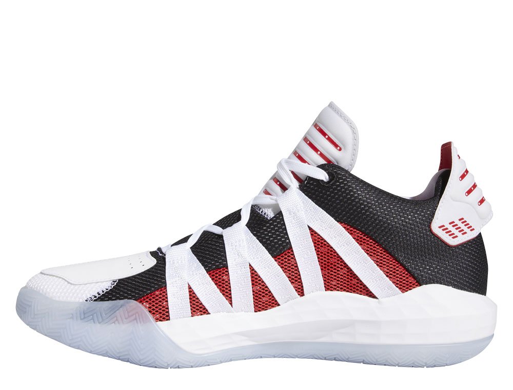 adidas dame 6 "white scarlet" (eh2069) adidas dame 6 "white scarlet" (eh2069)