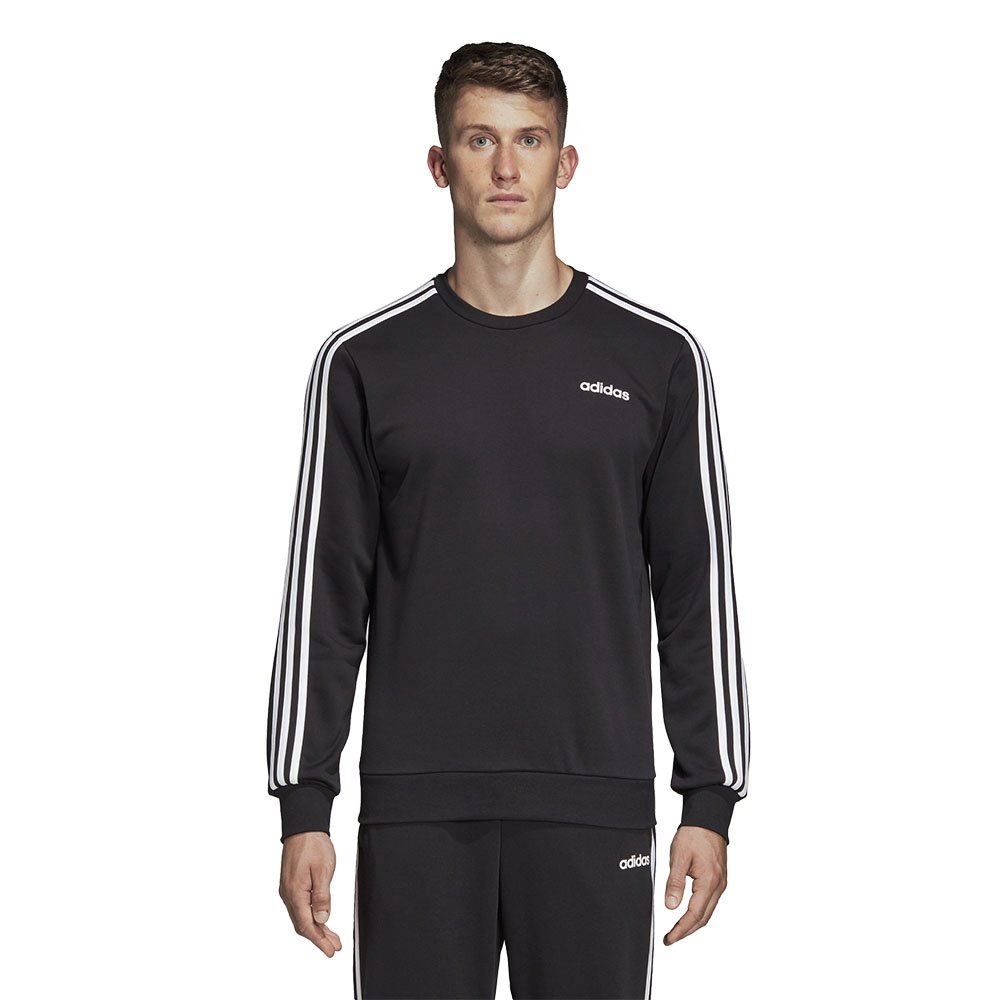 adidas 3 Stripes Crew czarno biała