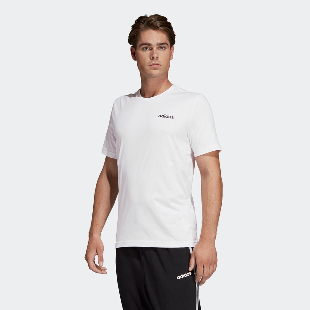 adidas essentials plain tee męska biała adidas essentials plain tee męska biała