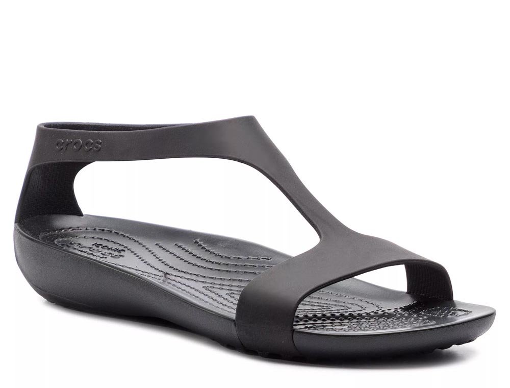 crocs serena sandal damskie czarne crocs serena sandal damskie czarne