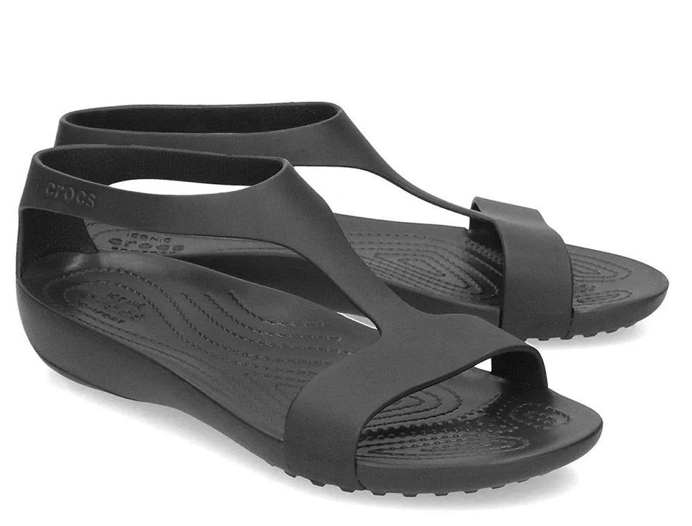 crocs serena sandal damskie czarne crocs serena sandal damskie czarne