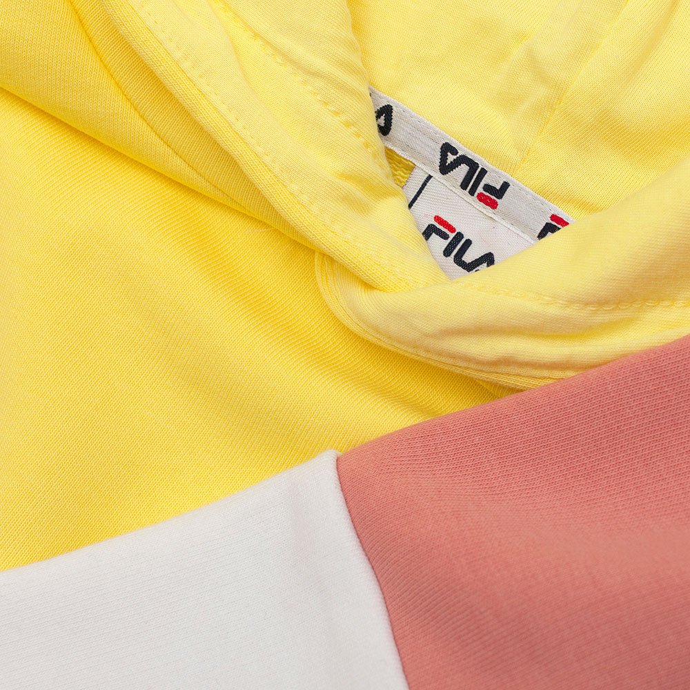 fila women barret cropped hoody damska Żółta fila women barret cropped hoody damska Żółta