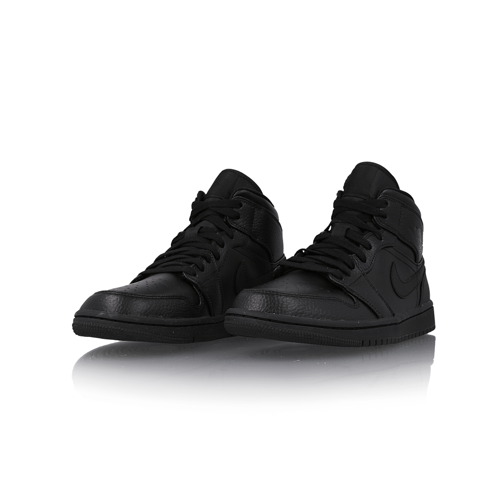 jordan 1 triple black mid