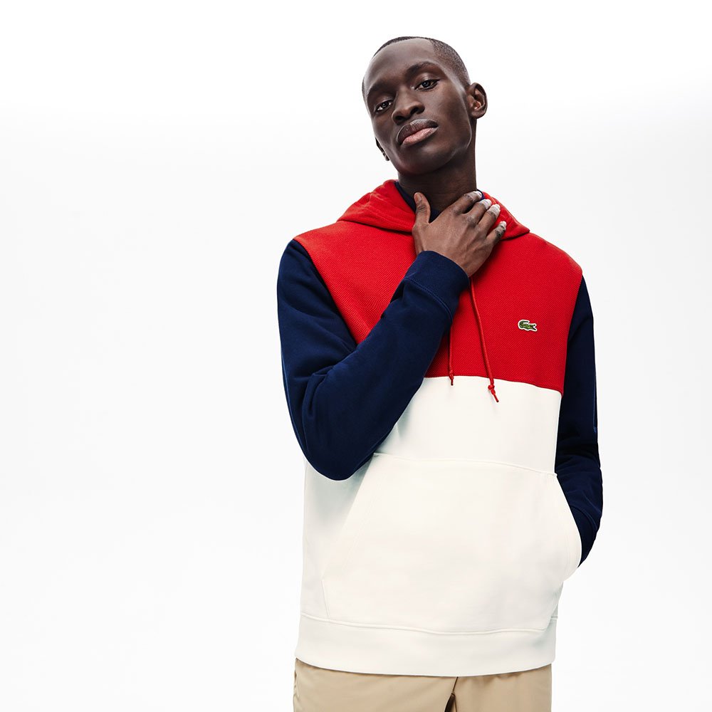 lacoste colourblock hooded (sh8865-avj) lacoste colourblock hooded (sh8865-avj)