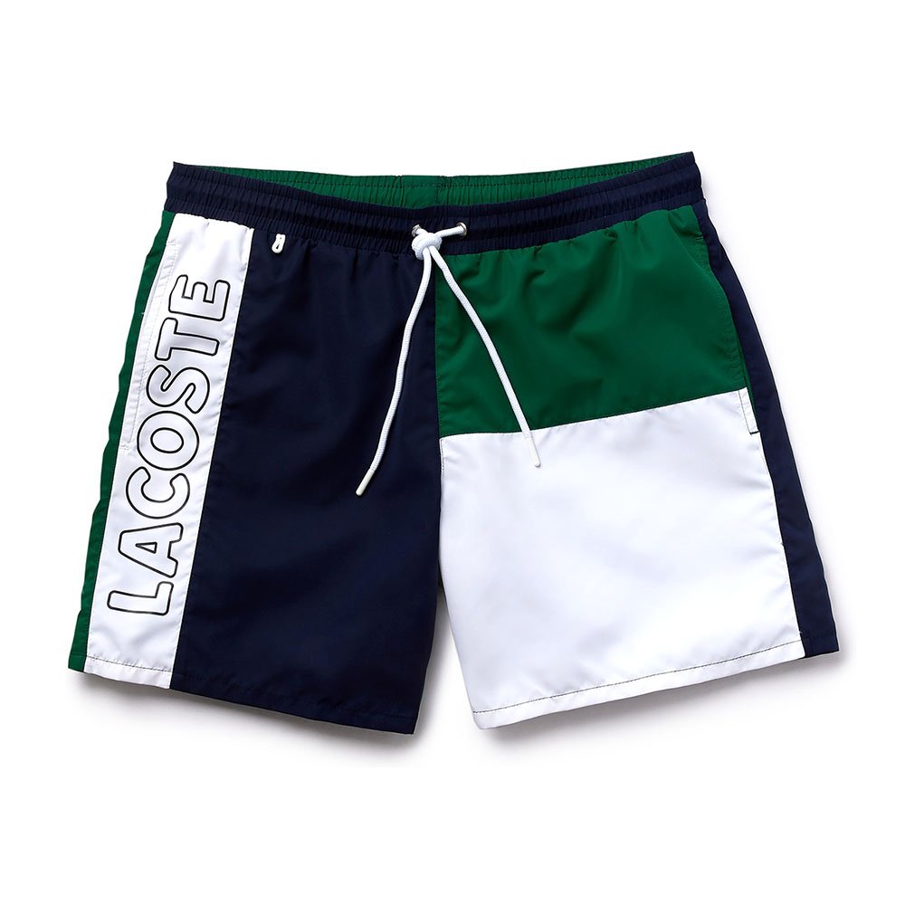 lacoste colourblocked swim shorts (mh6276-a41) lacoste colourblocked swim shorts (mh6276-a41)