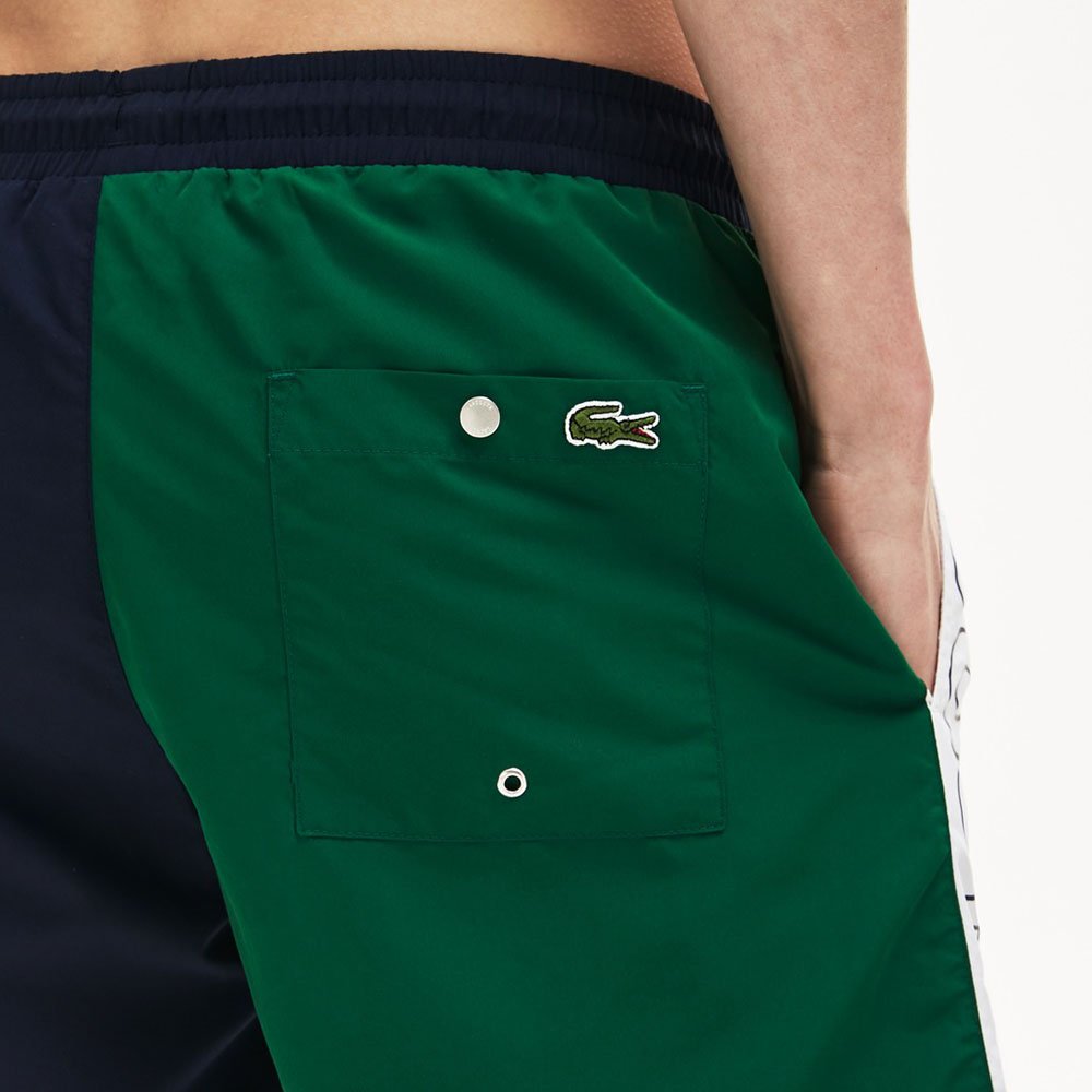 lacoste colourblocked swim shorts (mh6276-a41) lacoste colourblocked swim shorts (mh6276-a41)