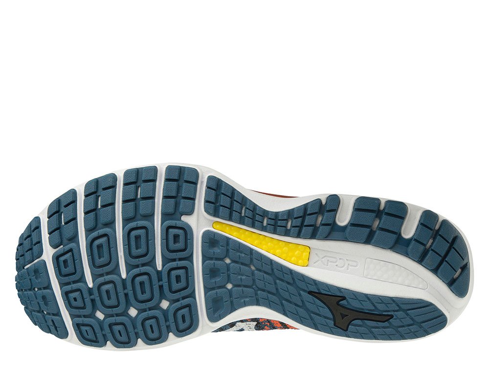 mizuno wave sky waveknit 3 m niebiesko-pomarańczowe mizuno wave sky waveknit 3 m niebiesko-pomarańczowe