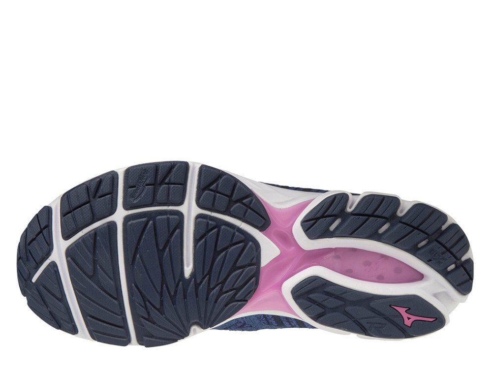 mizuno wave rider waveknit 3 w granatowo-fioletowe mizuno wave rider waveknit 3 w granatowo-fioletowe