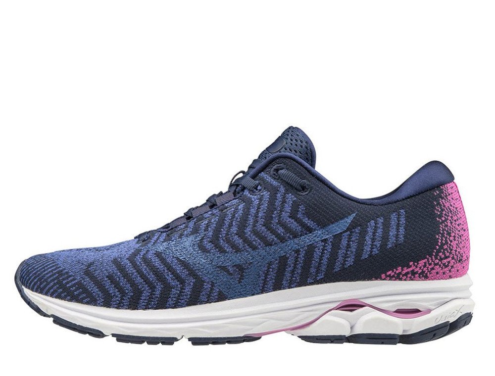 mizuno wave rider waveknit 3 w granatowo-fioletowe mizuno wave rider waveknit 3 w granatowo-fioletowe