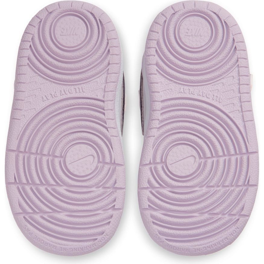 nike court borough low 2 (tdv) fioletowo-szare nike court borough low 2 (tdv) fioletowo-szare