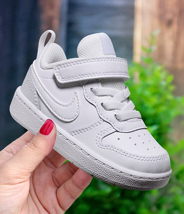 nike court borough low 2 (tdv) białe nike court borough low 2 (tdv) białe