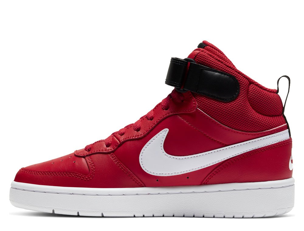 nike court borough low 2 (gs) czerwone nike court borough low 2 (gs) czerwone
