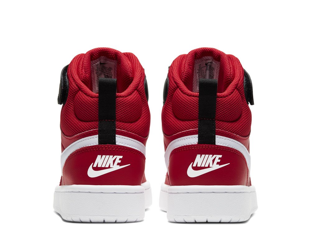 nike court borough low 2 (gs) czerwone nike court borough low 2 (gs) czerwone