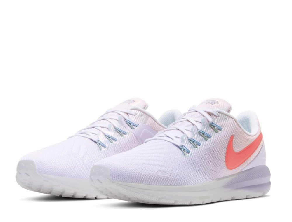 nike air zoom structure 22 w biało-koralowe nike air zoom structure 22 w biało-koralowe