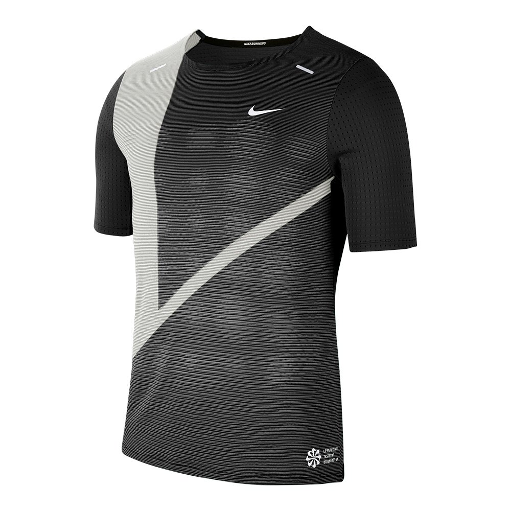 nike rise 365 top ss future fast m szaro-czarna nike rise 365 top ss future fast m szaro-czarna