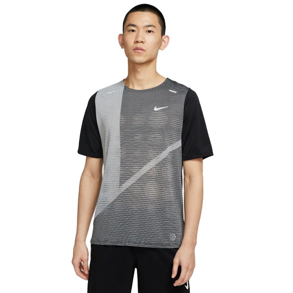 nike rise 365 top ss future fast m szaro-czarna nike rise 365 top ss future fast m szaro-czarna