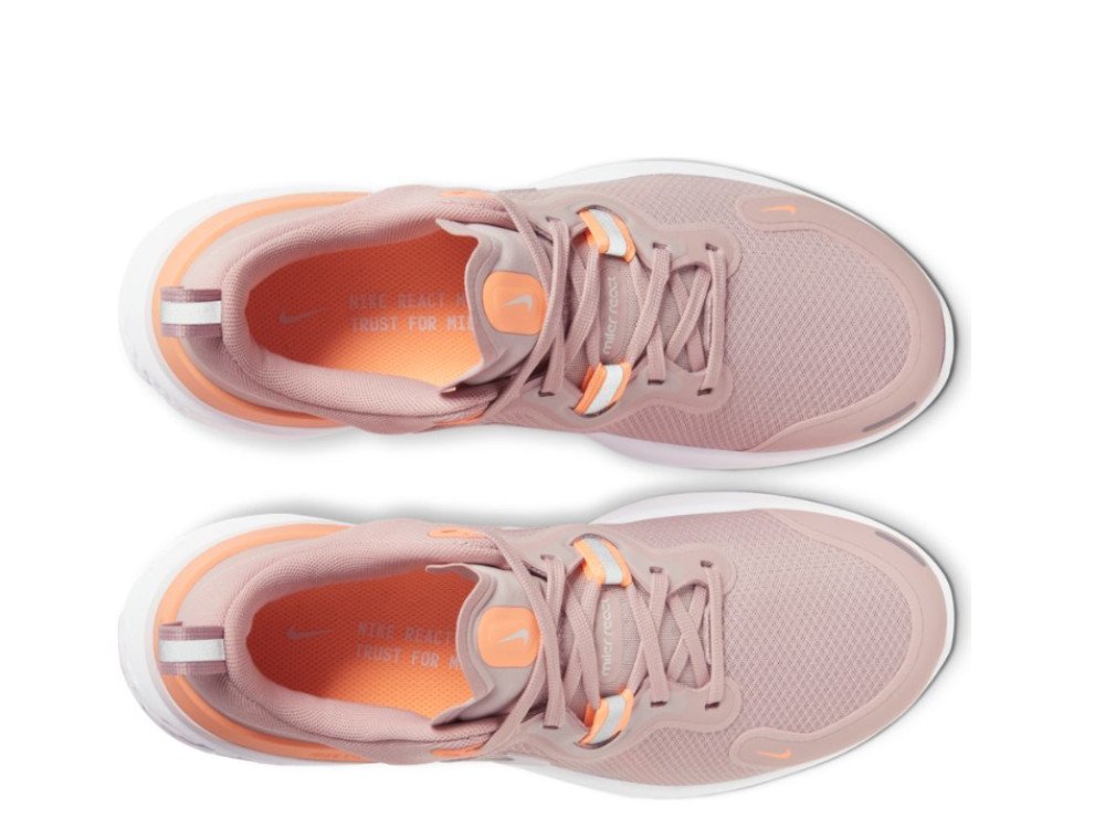 nike react miler w różowo-białe nike react miler w różowo-białe