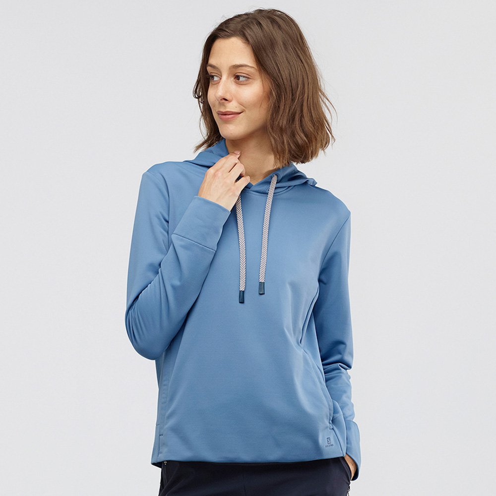 salomon comet mid hoodie w niebieska salomon comet mid hoodie w niebieska