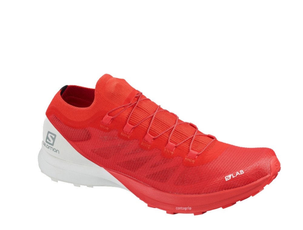 salomon s/lab sense 8 racing m czerwono-białe salomon s/lab sense 8 racing m czerwono-białe