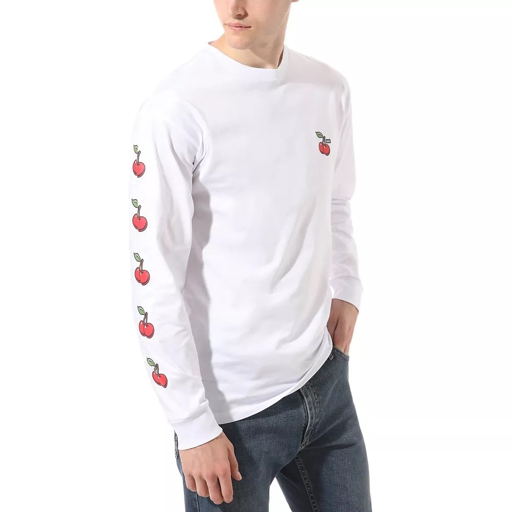 vans cherries longsleeve (vn0a49qowht) vans cherries longsleeve (vn0a49qowht)