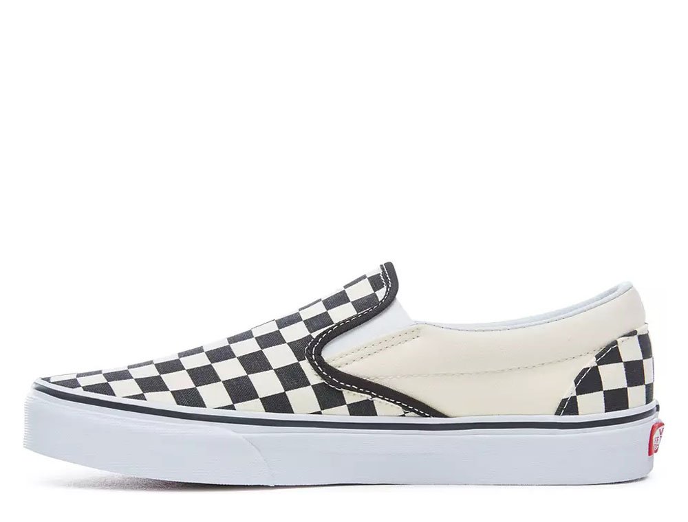 vans ua classic slip-on blk wht vans ua classic slip-on blk wht