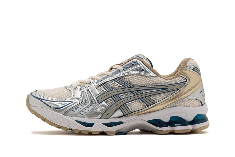 Asics - GEL Kayano 14 - Sneakersy - Cream/Pure Silver